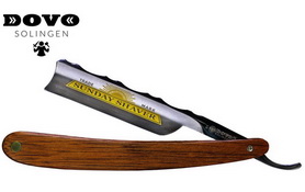 Dovo 91 Sunday Shaver straight razor redwood